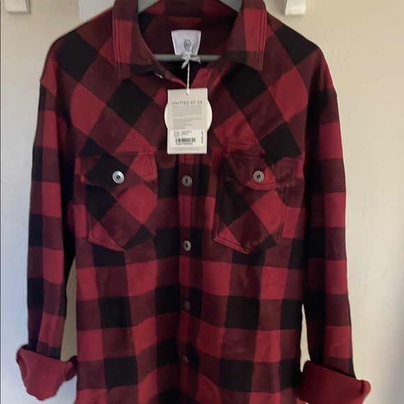 Adriano Goldschmied Buffalo Plaid Button-Up Shirt BNWT - Picture 1 of 4